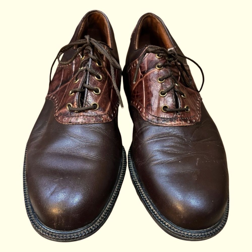 FOOT JOY Brown Leather Golf or dress Shoes